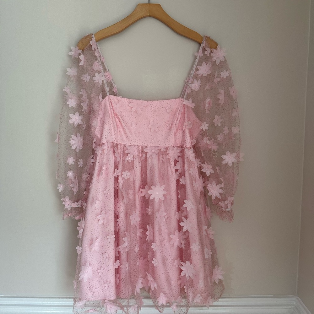 Pink Floral Dress - Picture 3 of 11